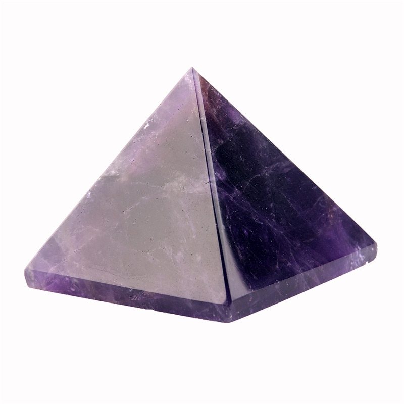Assorted 40mm Pyramid Black Obsidian Fluorite pink ..